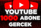 ⭐[KALİTELİ ORGANİK] 1000 ABONE YOUTUBE⭐
