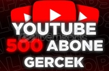 ⭐[KALİTELİ ORGANİK] 500 ABONE YOUTUBE⭐