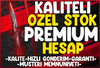 ❤️[KALİTELİ] ÖZEL STOK HESAP⭐