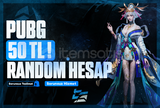 ⭐️[KALİTELİ] PUBG MOBİLE 50 TL RANDOM HESAP⭐️