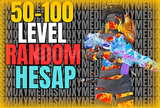 ⭐KALİTELİ⭐PUBGM 50-100 LEVEL RANDOM HESAP