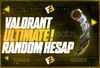 ⭐KALİTELİ⭐ULTIMATE VALORANT RANDOM HESAP✨