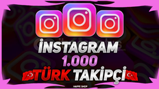 [KALİTELİ SERVİS] 1000 TÜRK TAKİPÇİ