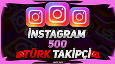 [KALİTELİ SERVİS] 500 TÜRK TAKİPÇİ