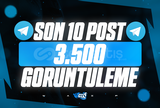 ⭐[KALİTELİ] Son 10 Post 3.500 Görüntülenme