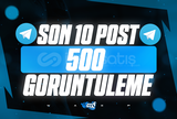 ⭐[KALİTELİ] Son 10 Post 500 Görüntülenme