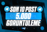 ⭐[KALİTELİ] Son 10 Post 5.000 Görüntülenme