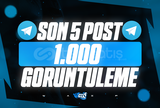 ⭐[KALİTELİ] Son 5 Post 1.000 Görüntülenme