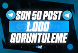 ⭐[KALİTELİ] Son 50 Post 1.000 Görüntülenme