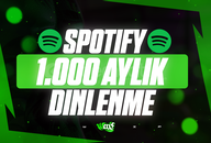 ⭐[KALİTE] Spotify 1000 Aylık Premium Dinlenme