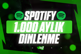 ⭐[KALİTELİ] Spotify 1000 Aylık Premium Dinlenme