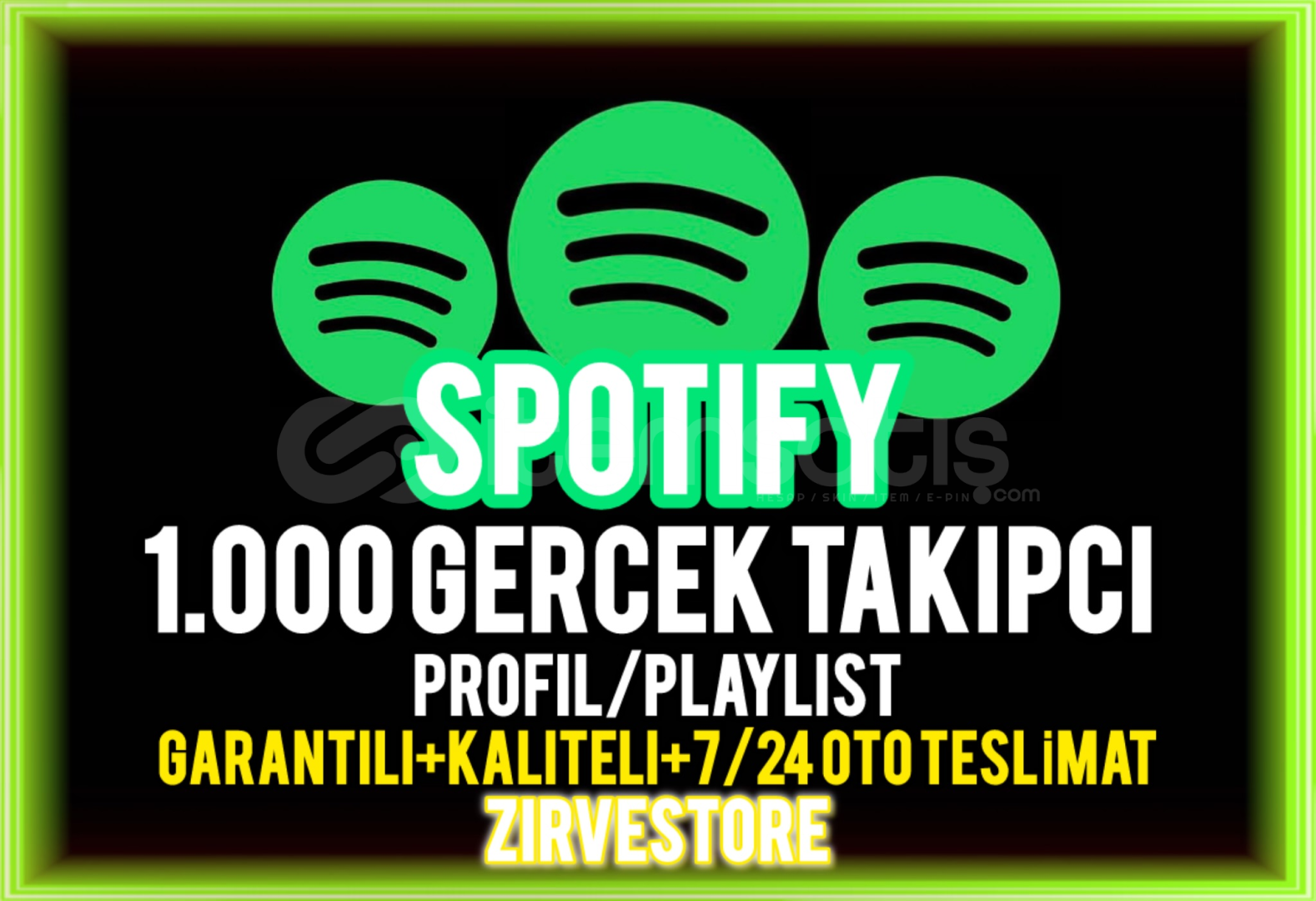 ⭐️KALİTELİ⭐️Spotify 1000 Gerçek Profil/Playlist ⭐️KALİTELİ⭐️Spotify 1000 Gerçek Profil/Playlist