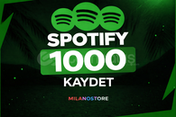 ⭐[KALİTELİ] SPOTİFY +1.000 KAYDETME GARANTİLİ⭐
