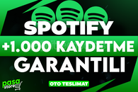 ⭐[KALİTELİ] SPOTİFY +1.000 KAYDETME GARANTİLİ⭐
