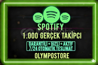 ⭐️KALİTELİ⭐️SPOTİFY 1000 TAKİPÇİ