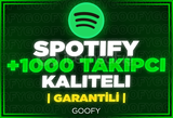 ⭐[KALİTELİ] SPOTİFY 1000 TAKİPÇİ + GARANTİLİ⭐