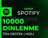 ⭐[KALİTELİ] SPOTİFY 10000 DİNLENME⭐