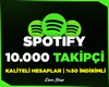 ⭐[KALİTELİ] SPOTİFY 10000 TAKİPÇİ