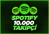 (GARANTİLİ) 10.000 SPOTİFY Takipçi/Playist