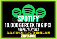 ⭐️KALİTELİ⭐️Spotify 10000 Gerçek Profil/Playlist