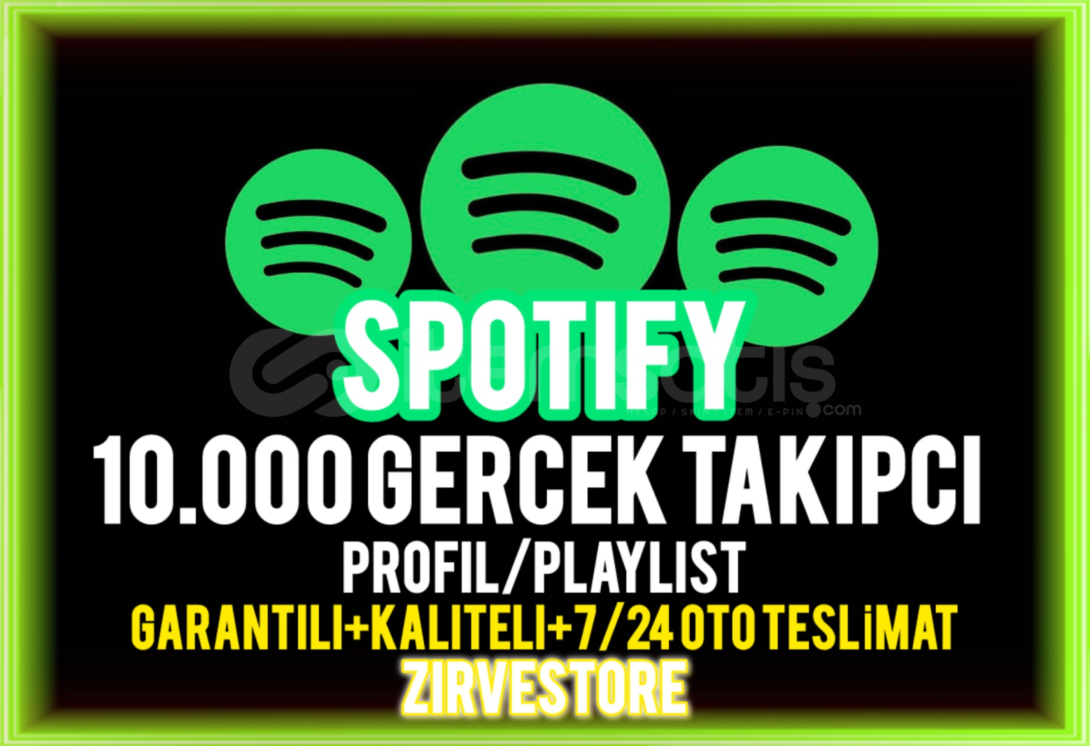 ⭐️KALİTELİ⭐️Spotify 10000 Gerçek Profil/Playlist ⭐️KALİTELİ⭐️Spotify 10000 Gerçek Profil/Playlist
