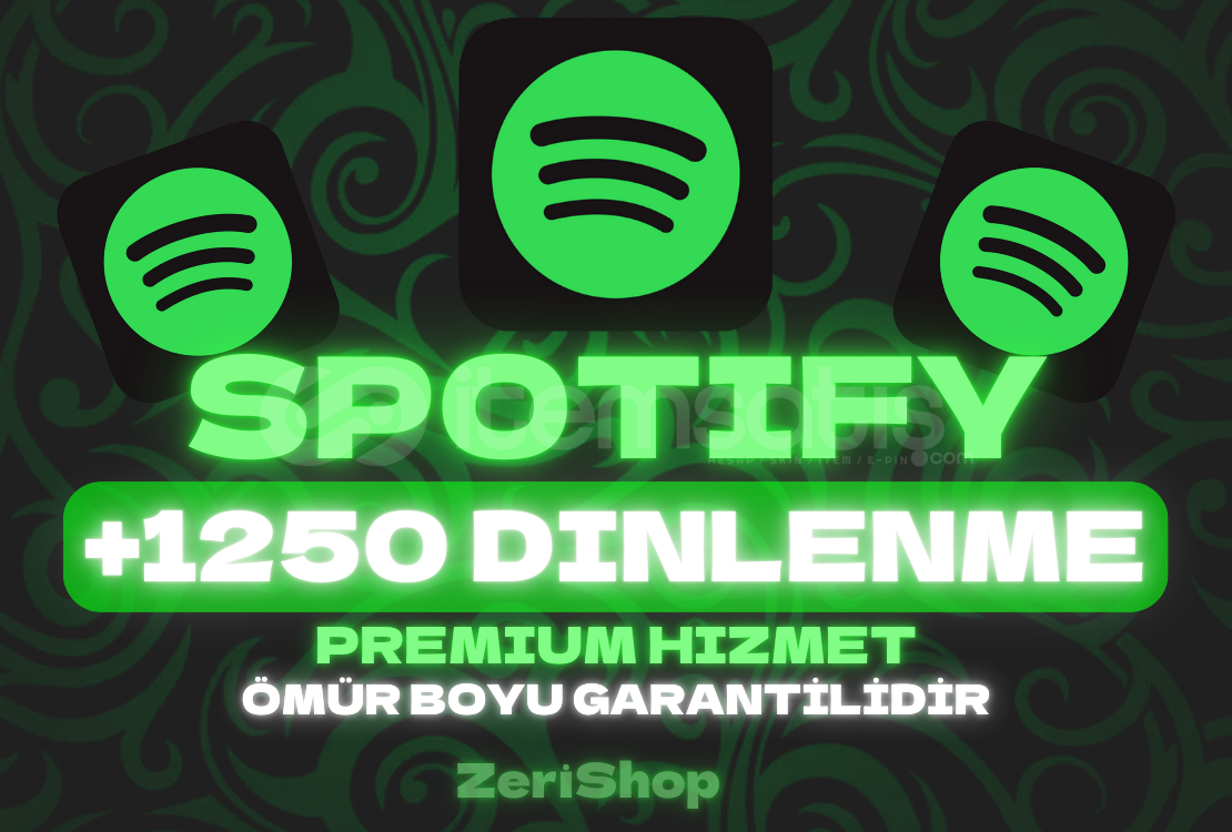 ⭐️KALİTELİ⭐️SPOTİFY 1250 DİNLENME ♻️ÖBG♻️ ⭐️KALİTELİ⭐️SPOTİFY 1250 DİNLENME ♻️ÖBG♻️
