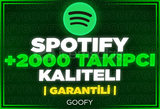 ⭐[KALİTELİ] SPOTİFY 2000 TAKİPÇİ + GARANTİLİ⭐