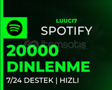 ⭐[KALİTELİ] SPOTİFY 20000 DİNLENME⭐