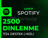 ⭐[KALİTELİ] SPOTİFY 2500 DİNLENME⭐