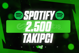 ⭐[KALİTE] Spotify 2500 Gerçek Takipçi