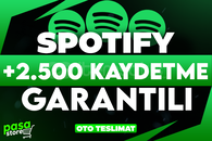 ⭐[KALİTELİ] SPOTİFY +2.500 KAYDETME GARANTİLİ⭐