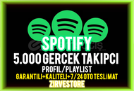 ⭐️KALİTELİ⭐️Spotify 5000 Gerçek Profil/Playlist