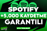 ⭐[KALİTELİ] SPOTİFY +5.000 KAYDETME GARANTİLİ⭐