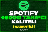 ⭐[KALİTELİ] SPOTİFY 5000 TAKİPÇİ + GARANTİLİ⭐