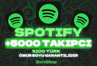 ⭐️KALİTELİ⭐️SPOTİFY 5000 TAKİPÇİ ♻️ÖBG♻️