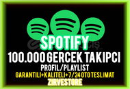 ⭐️KALİTELİ⭐️Spotify100000 Gerçek Profil/Playlis