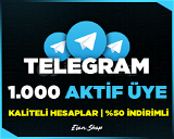 ⭐[GARANTİLİ] TELEGRAM 1000 AKTİF ÜYE⭐