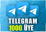 ⭐(KALİTELİ) Telegram 1000 Aktif Üye ANLIK
