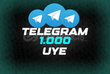 ⭐[KALİTELİ] TELEGRAM 1000 GERÇEK AKTİF ÜYE