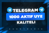 (KALİTELİ) Telegram 1000 Gerçek Üye