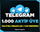 ⭐(KALİTELİ) Telegram 1.000 Gerçek Üye