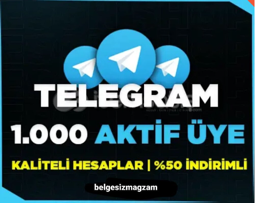 ⭐(KALİTELİ) Telegram 1.000 Gerçek Üye ⭐(KALİTELİ) Telegram 1.000 Gerçek Üye