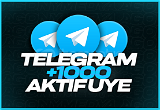 (KALİTELİ) Telegram 1000 Gerçek Üye