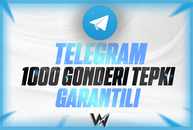 ⭐[KALİTELİ] TELEGRAM 1000 GÖNDERİ TEPKİ⭐