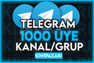⭐️[KALİTELİ] TELEGRAM 1000 ÜYE