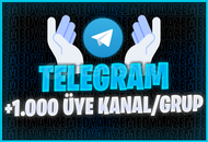  KALİTELİ | TELEGRAM 1000 ÜYE - DÜŞÜŞ ÇOK AZ