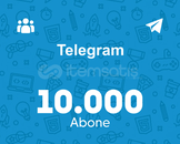 Kaliteli ⭐ Telegram 10000 Abone