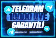 ⚡(KALİTELİ) Telegram 10.000 Gerçek Üye⚡