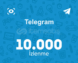Kaliteli ⭐ Telegram 10000 İzlenme