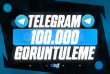 ⭐[KALİTELİ] Telegram 100.000 Görüntülenme